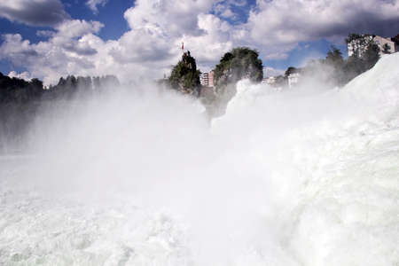 Rhine falls in Schaffhausen, Switzerlandの写真素材