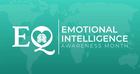 Green EQ Emotional Intelligence Illustrationのイラスト素材