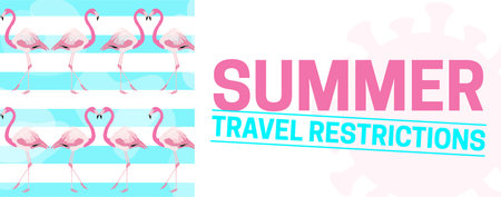 Happy Summer Travel Restrictions Illustration
