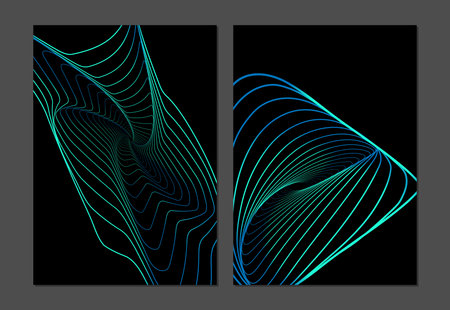 Abstract Twist Mesh Shape