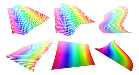 3D Color Theory Palette Abstract Chartsのイラスト素材