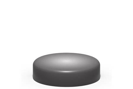 Gray Pedestal Stage or Podium Background in 3D Illustrationの写真素材