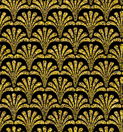 Glitter Geometric Art Deco Pattern Designの写真素材