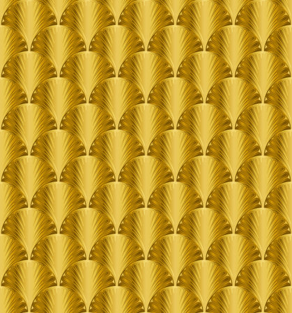 Gold Art Deco Seamless Repeat Pattern Backgroundの写真素材