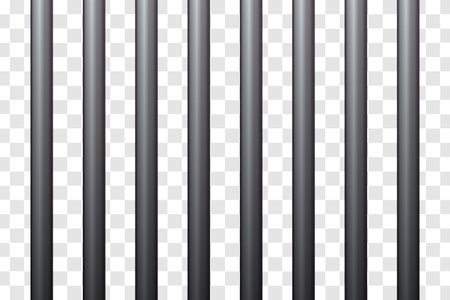 Prison Jail Bars Vector Illustrationの写真素材