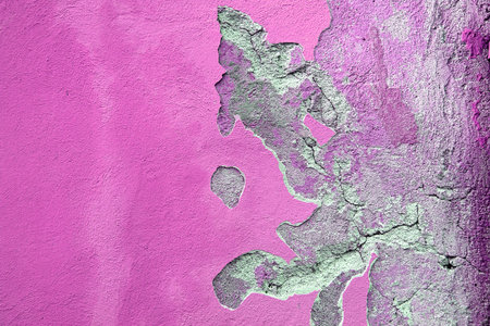 Half Concrete Pink Textured Wall