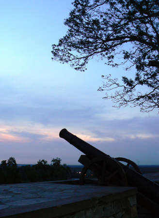 Old canon at Kuala Selangorの写真素材