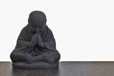 Stone Buddha Statueの写真素材