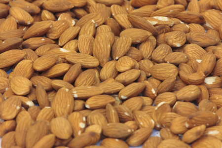 Almonds Close upの写真素材