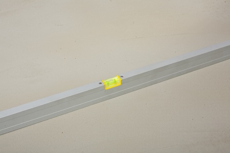 cement substrate level checkの写真素材