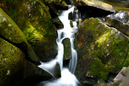 Long exposure waterfallの写真素材