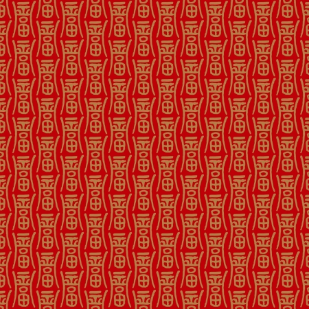 Seamless repeated pattern with Chinese character GOOG FORTUNEのイラスト素材