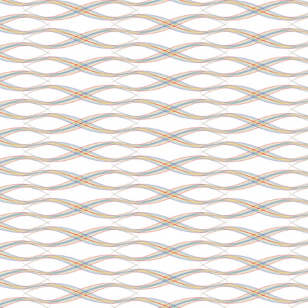 Seamless repeated rainbow color wave patternのイラスト素材