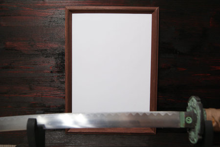 Katana samurai swordの写真素材