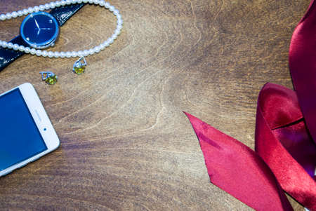 Women's accessories and cosmeticsの写真素材