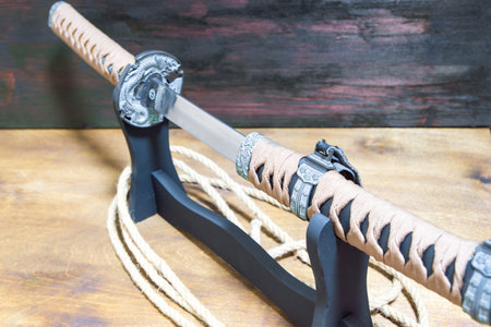 Katana samurai sword. Honor of the samurai.