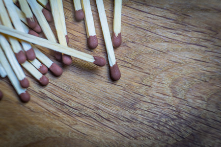 The open boxes of matches are photographed close-up.