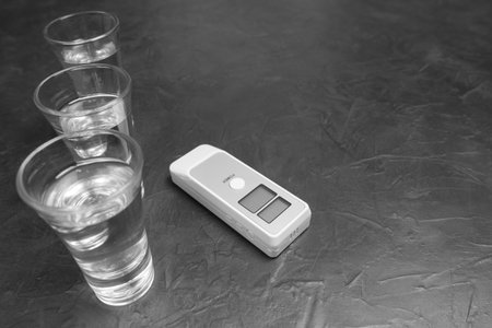 Device for measuring the degree of intoxication...