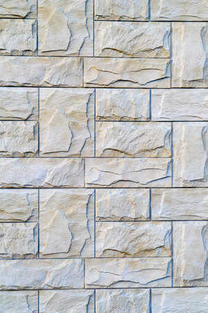 The wall is lined with stone. Place for your text.