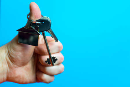 The key to the room is in men's hands..の写真素材