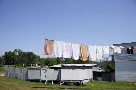 drying Clothesの写真素材