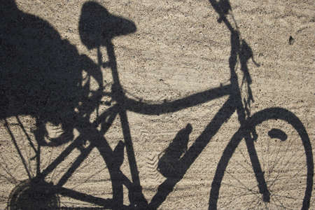 Bycicle route in Quebec, Canadaの写真素材