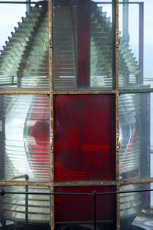 lighthouse detail in Oregon, United Statesの写真素材