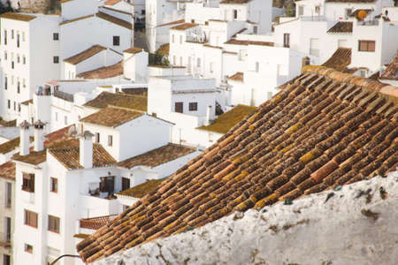 casares, andalucia, spainの写真素材