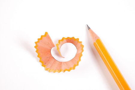 new pencil ready to use in business and schoolの写真素材