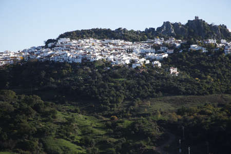 Panoramic of Gaucin, Andalusia, Spainの写真素材
