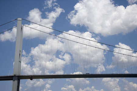 Ataturk Bridge at Istanbul, Turkeyの写真素材