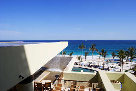 Beach in Los Cabos in Baja California Sur in Mexicoの写真素材