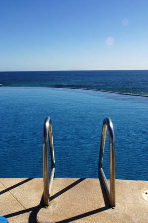 Pool in Los Cabos, Baja California Sur, Mexicoの写真素材