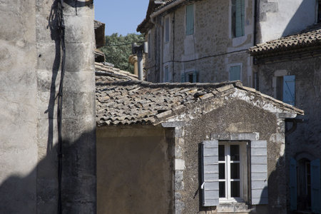 Town of Menerbes, Provence, Franceの写真素材