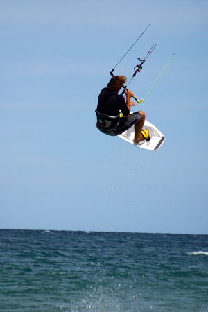 windsurf in baja california in Mexicoの写真素材