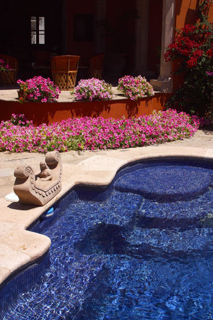 detail in a mexican house in the north of Mexicoの写真素材