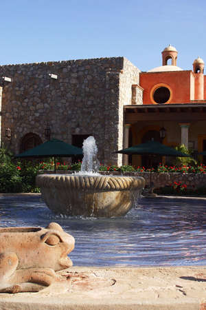 detail in a mexican house in the north of Mexicoの写真素材