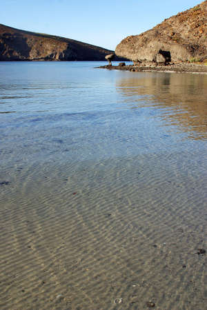 Beach of La Balandra in Baja California, Mexicoの写真素材