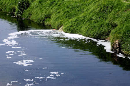 pollution in the central area of Mexicoの写真素材
