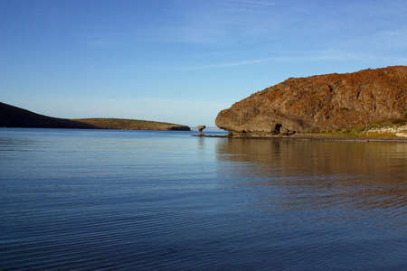Balandra beach, near of La Paz, Baja California Sur, Mexicoの写真素材