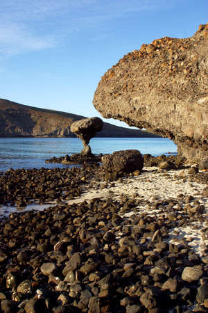 Balandra beach, near of La Paz, Baja California Sur, Mexicoの写真素材
