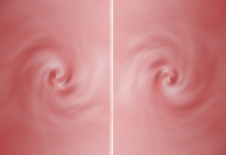 abstract paint an then retouching in the computerの写真素材