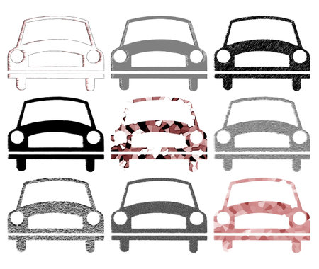 old style transport. a traffic illustrationの写真素材