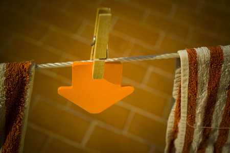 paper arrow with some directionsの写真素材