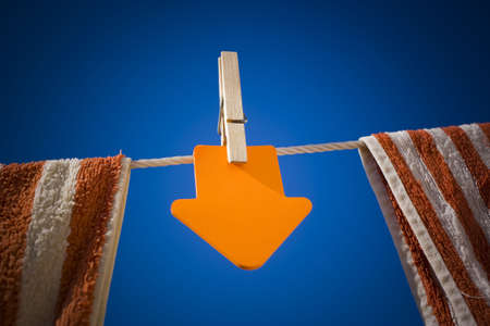 paper arrow with some directionsの写真素材