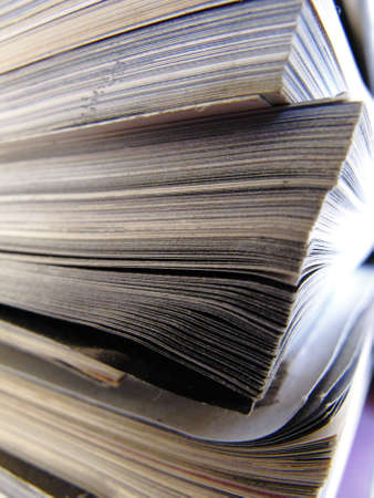 a group of magazines in an officeの写真素材