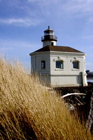 Coquille River Lighthouse in the region of Oregon in United Statesの写真素材