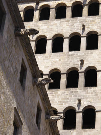 Plaa del Rei. Gothic quarter. Barcelona. Spainの写真素材