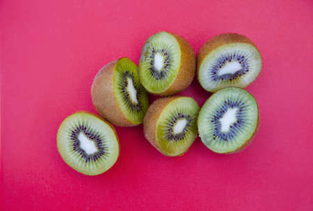 Group of kiwis from New Zealandの写真素材