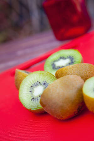 Group of kiwis from New Zealandの写真素材